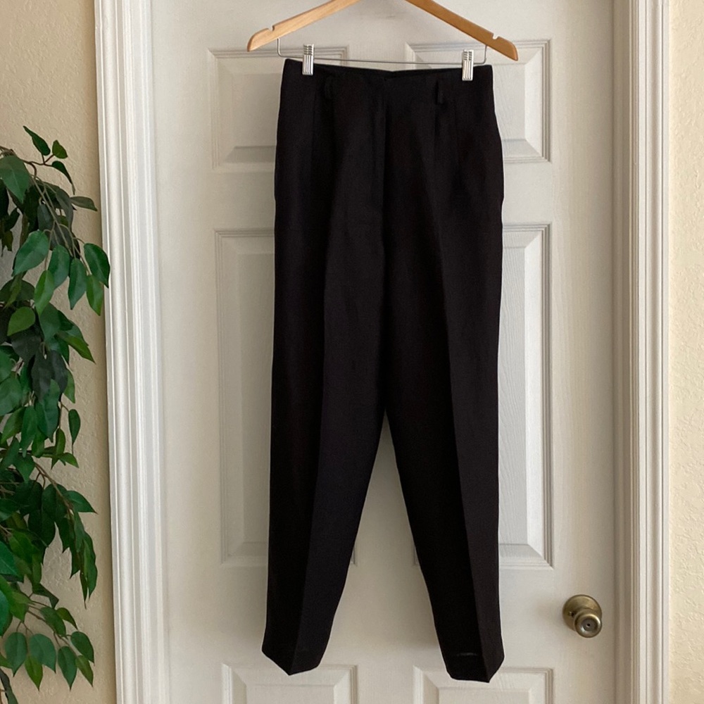 Talbots petite Irish 100% linen pants